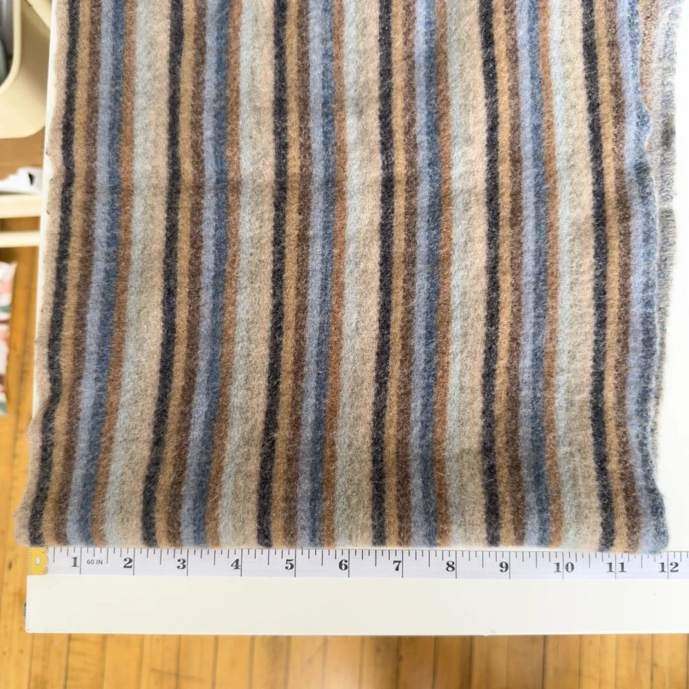 Vintage Striped Cozy Boho Wool Cashmere Scarf